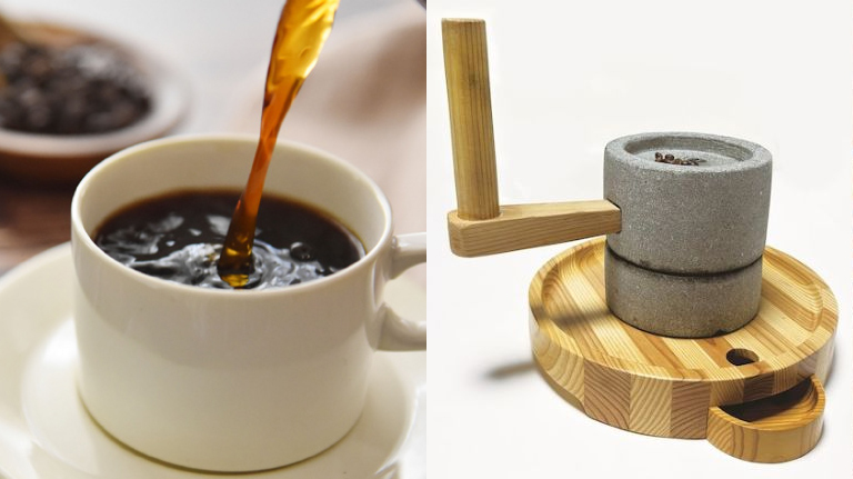 石臼コーヒーミルでコーヒー豆を挽いてみよう！