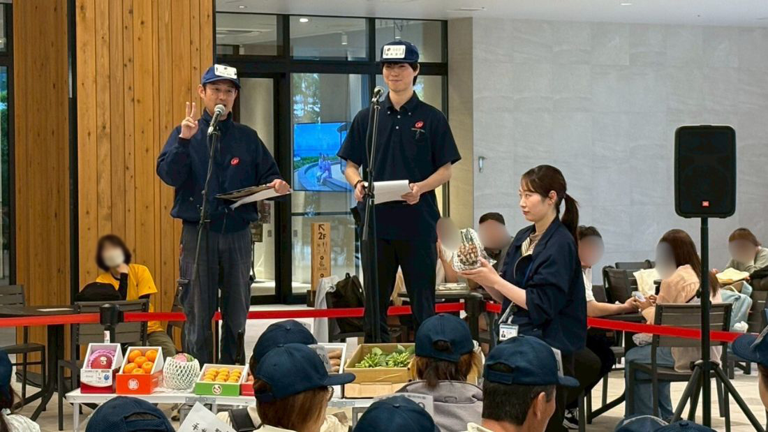 模擬せり体験＆いいものいっぱいいばらき　旬のメロンフェア！