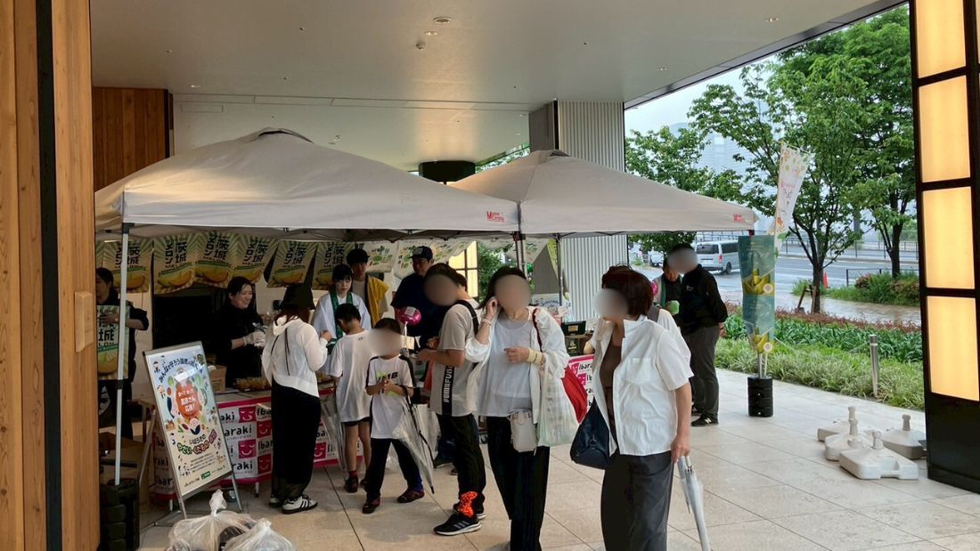 模擬せり体験＆いいものいっぱいいばらき　旬のメロンフェア！