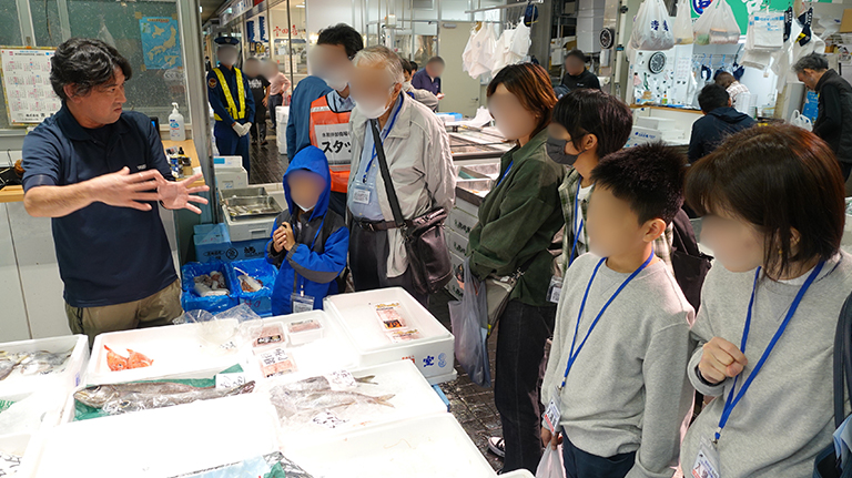 水産仲卸売場紹介ツアー