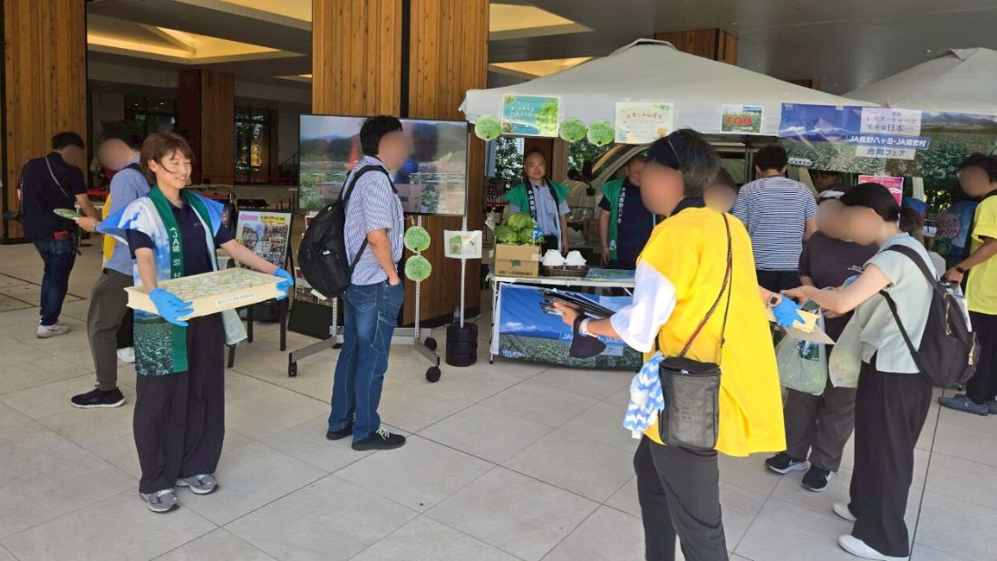>模擬せり体験＆八ヶ岳高原レタス・嬬恋高原キャベツフェア